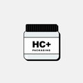 3oz Jar Labels with the HC Packaging Plus logo