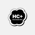 Custom Die-Cut Stickers with the HC Packaging Plus logo