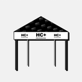 Event Tent with the HC Packaging Plus logo