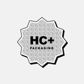 Glitter Stickers with the HC Packaging Plus logo