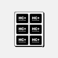 Vinyl Labels with the HC Packaging Plus logo